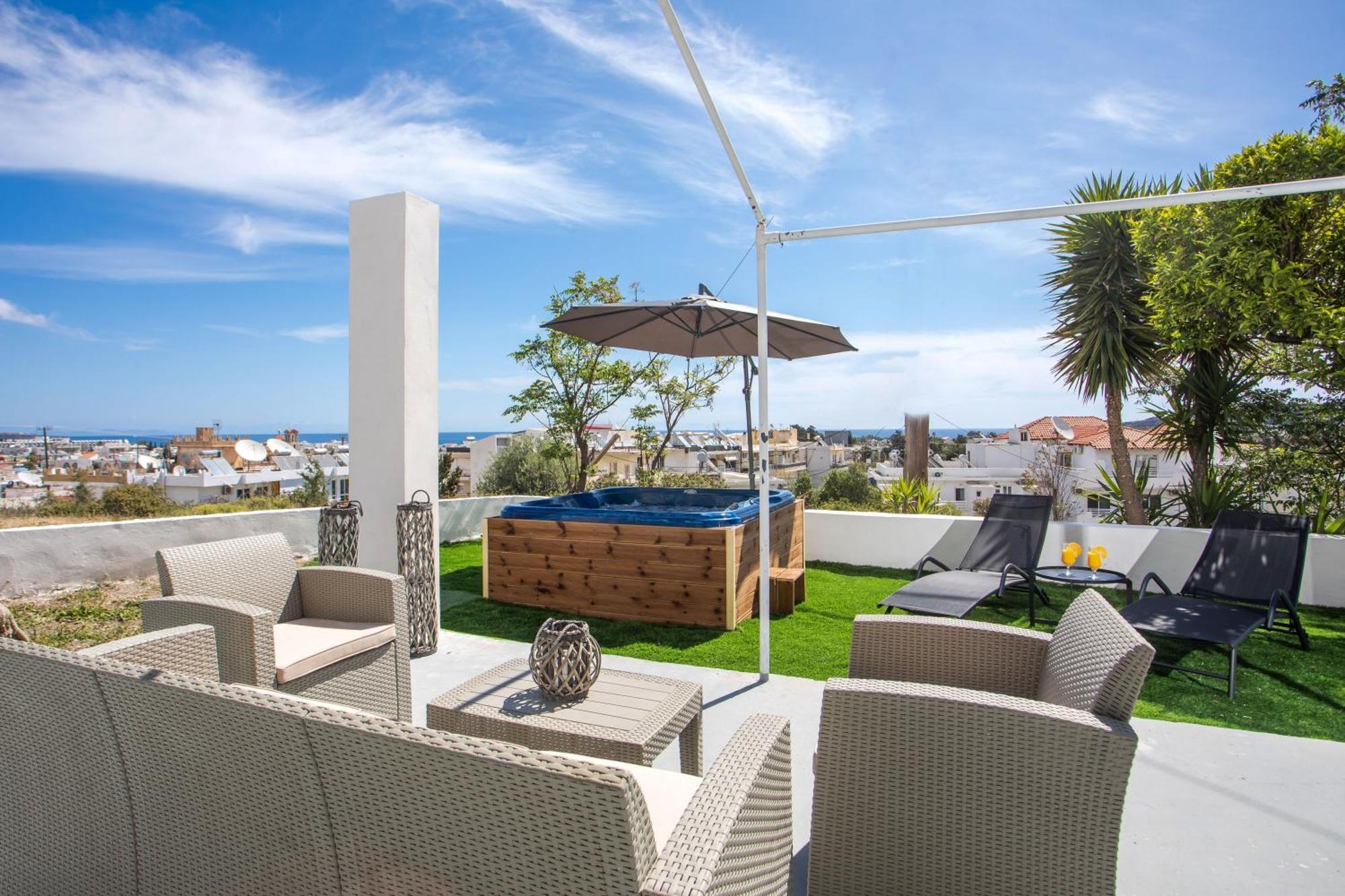 Sunny Villa Faliraki Bagian luar foto
