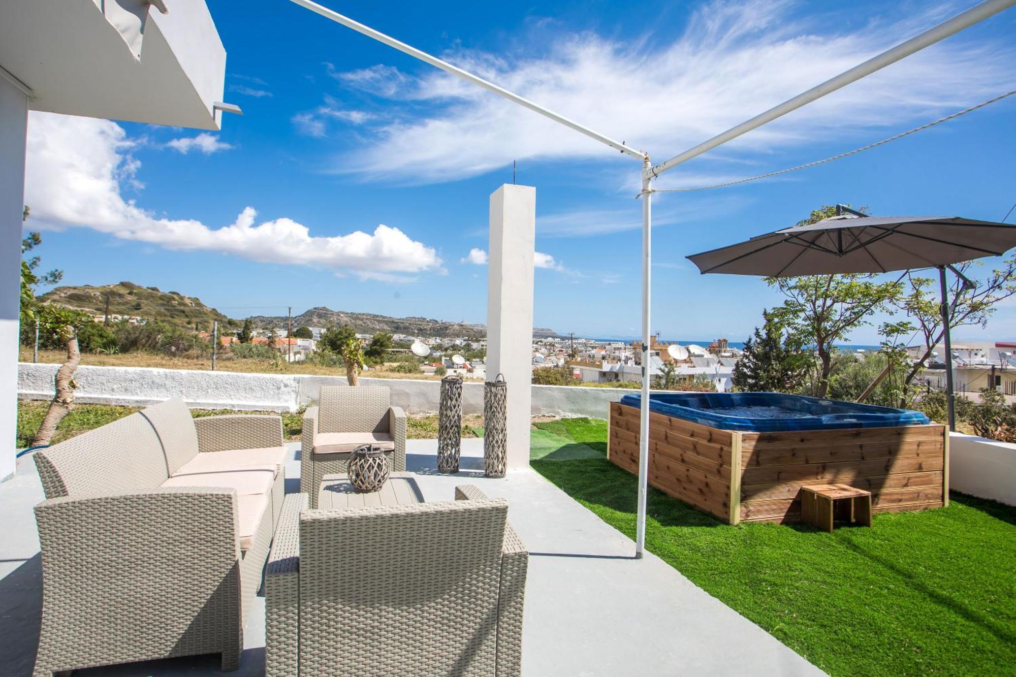 Sunny Villa Faliraki Bagian luar foto